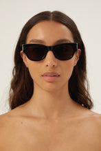 Load image into Gallery viewer, Saint Laurent bold oval black sunglasses - Eyewear Club
