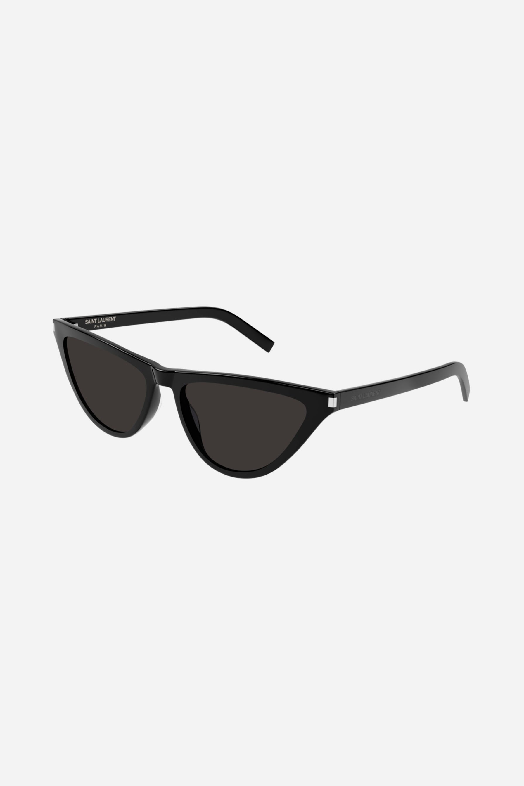Saint Laurent cat eye black slim sunglasses - Eyewear Club