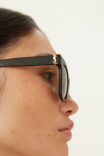 Load image into Gallery viewer, Saint Laurent cat eye YSL black sunglasses - Eyewear Club

