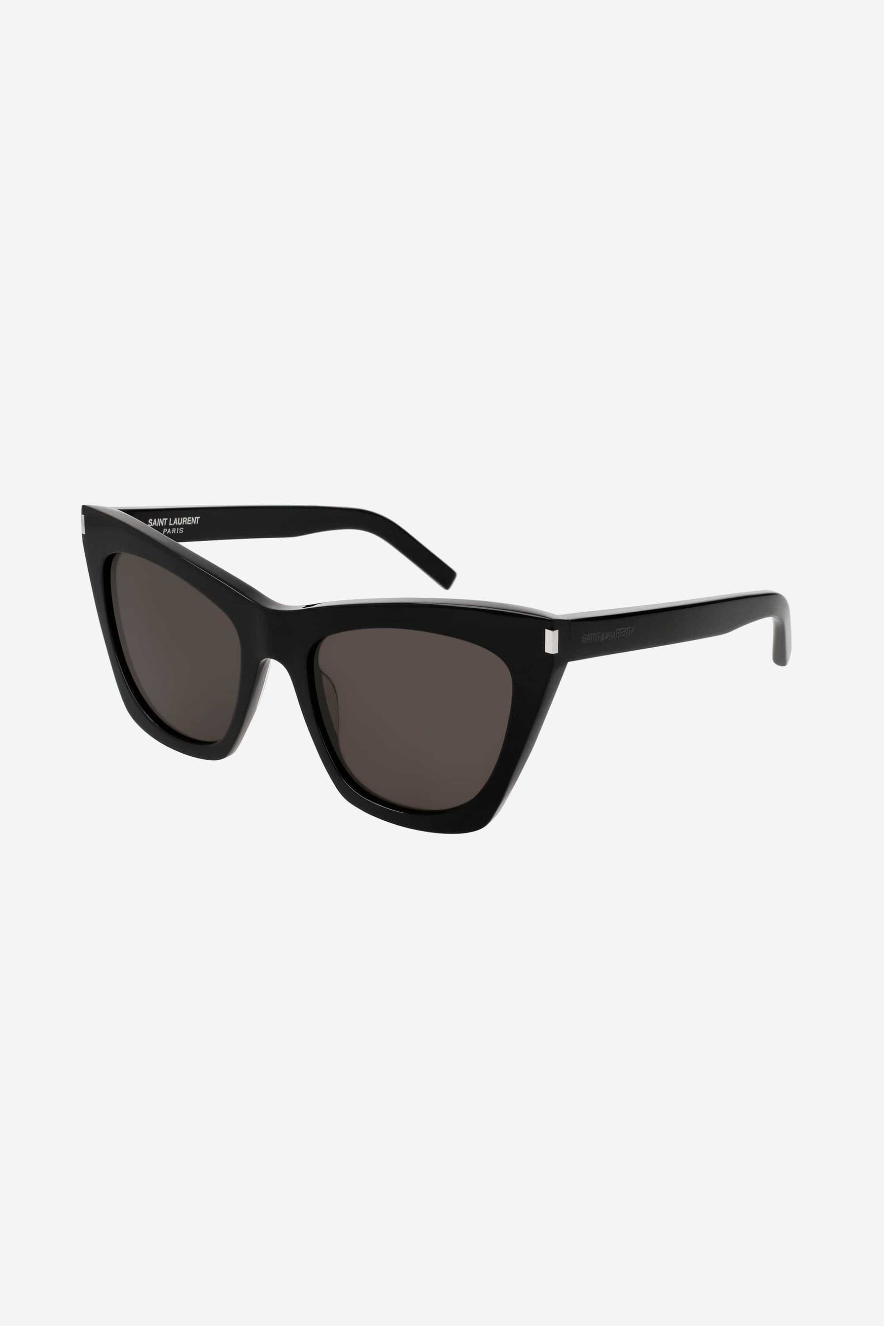 Saint Laurent iconic KATE cat-eye black sunglasses - Eyewear Club