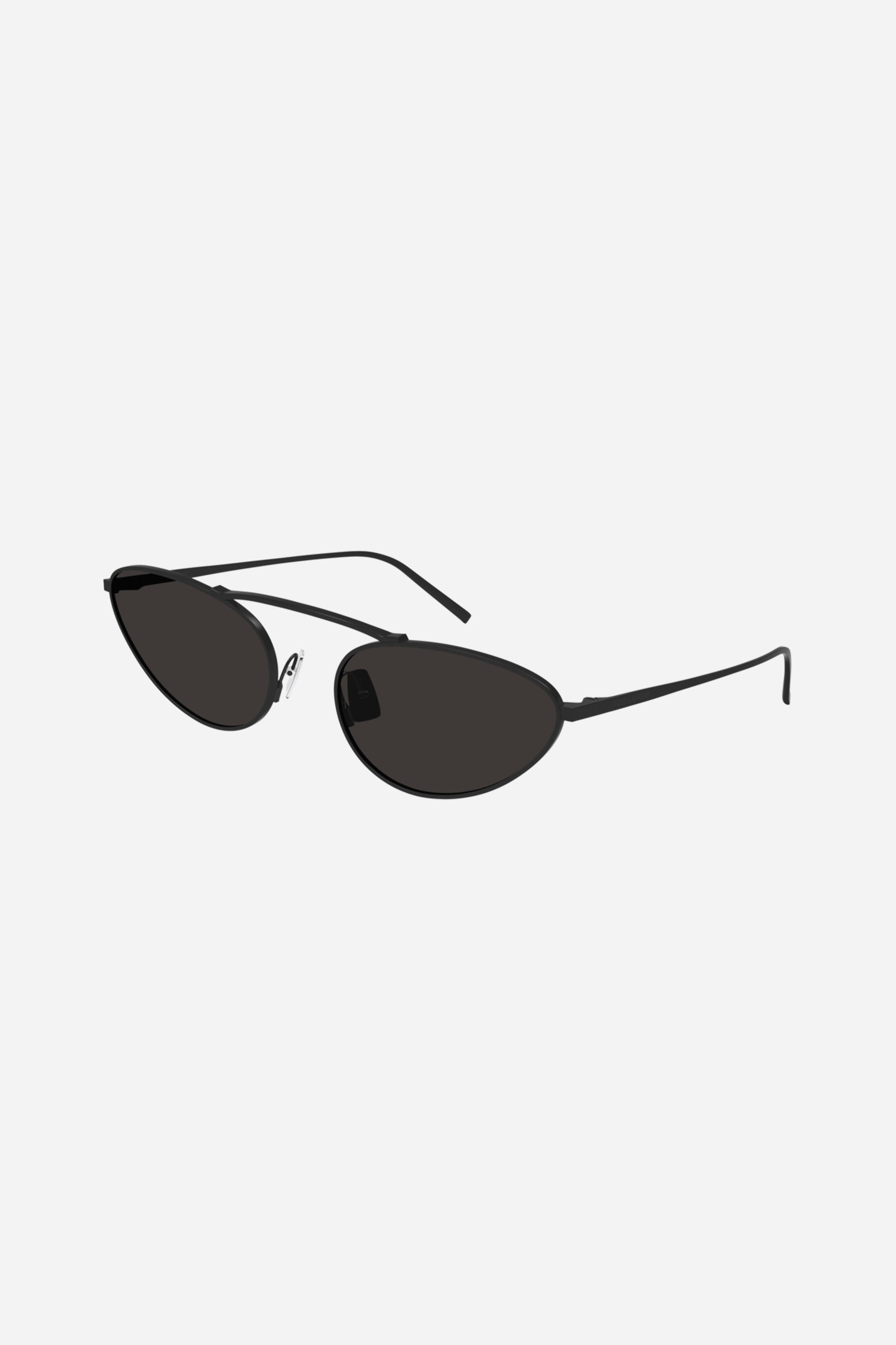 Saint Laurent oval cat eye metal sunglasses - Eyewear Club