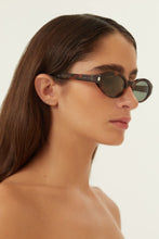 Load image into Gallery viewer, Saint Laurent oval micro havana sunglasses - Eyewear Club
