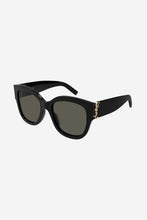 Load image into Gallery viewer, Saint Laurent SL M95 oversized black cat eye sunglasses
