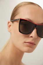Load image into Gallery viewer, Saint Laurent Paloma black and red sunglasses - Eyewear Club
