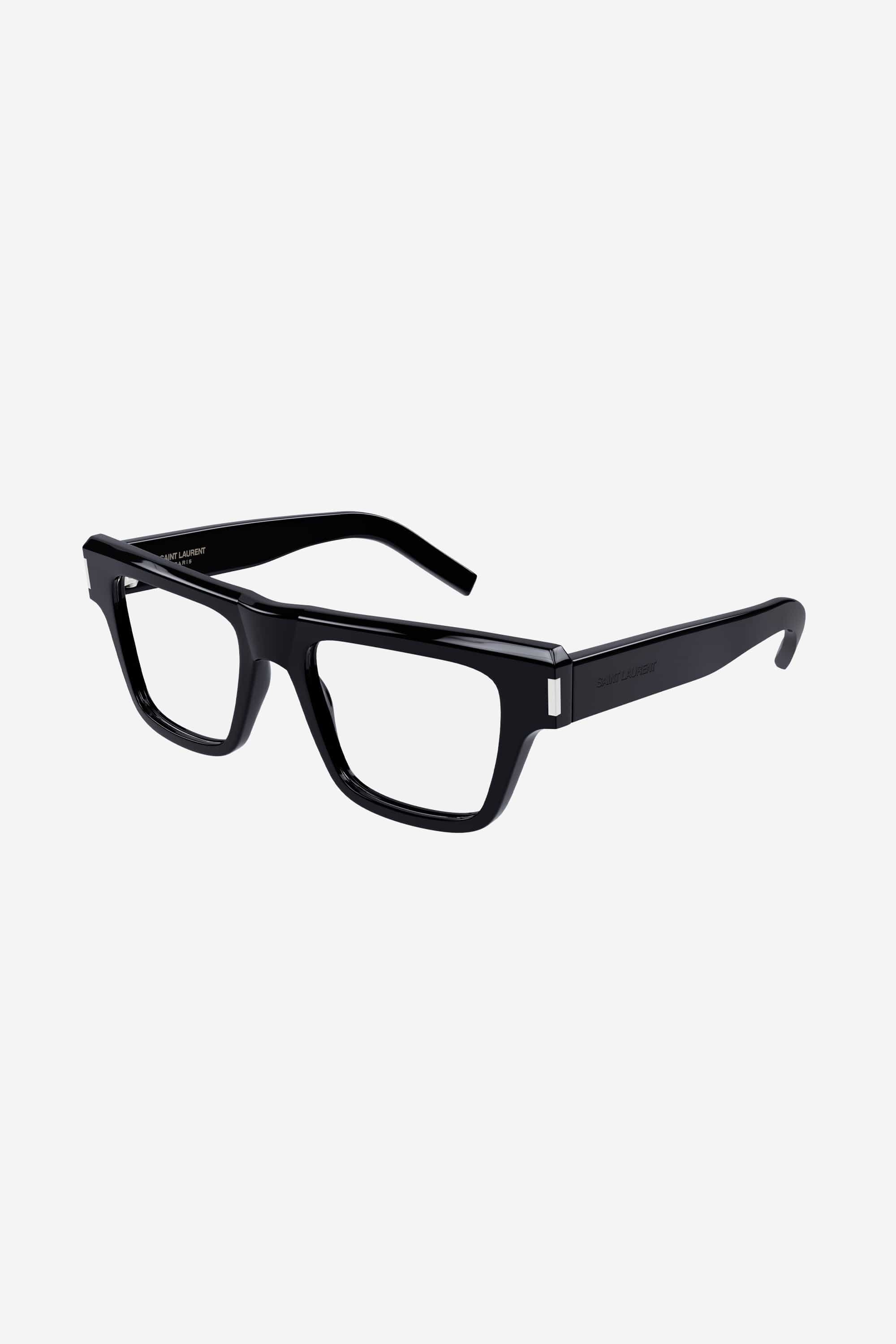 Saint Laurent squared black angular frame - Eyewear Club