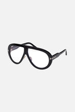 Load image into Gallery viewer, Tom Ford oversized pilot black with crystal sunglasses - Eyewear Club
