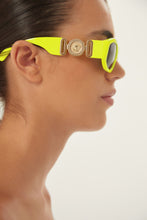 Load image into Gallery viewer, Versace biggie sunglasses in yellow with iconic jellyfish - Eyewear Club
