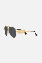 Load image into Gallery viewer, Versace caravan sunglasses with gold details - Eyewear Club
