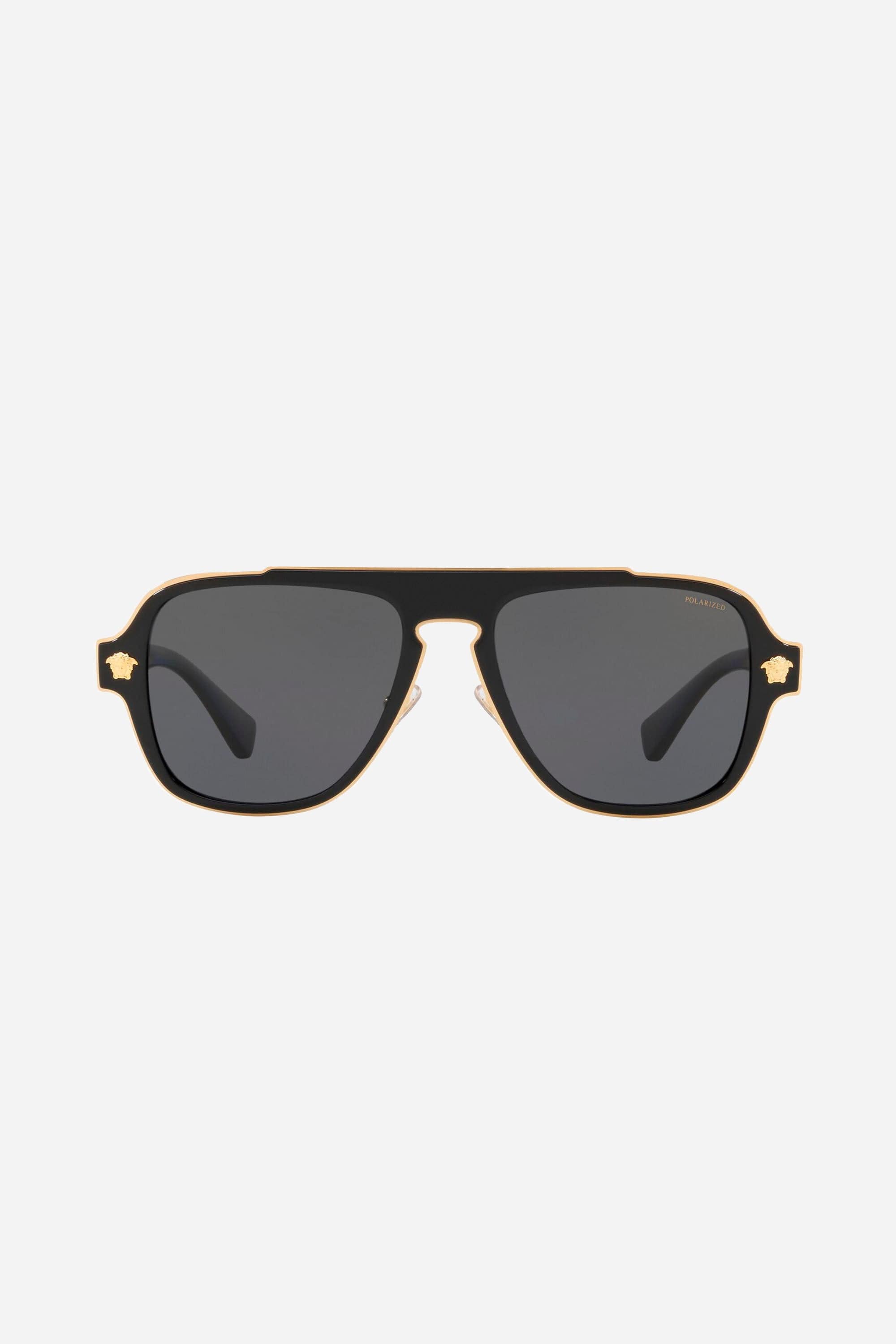 Versace caravan sunglasses with gold details - Eyewear Club