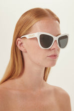Load image into Gallery viewer, Versace cat eye white sunglasses - Eyewear Club
